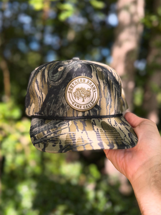 Embroidered Patch Rope Hat