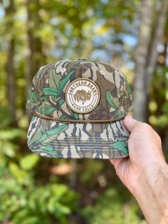 Embroidered Patch Rope Hat